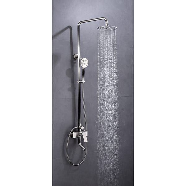 Exposed rain shower system 3 functions side