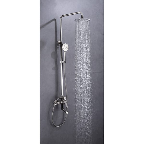 high quality SUS304 exposed shower mixer China factory side
