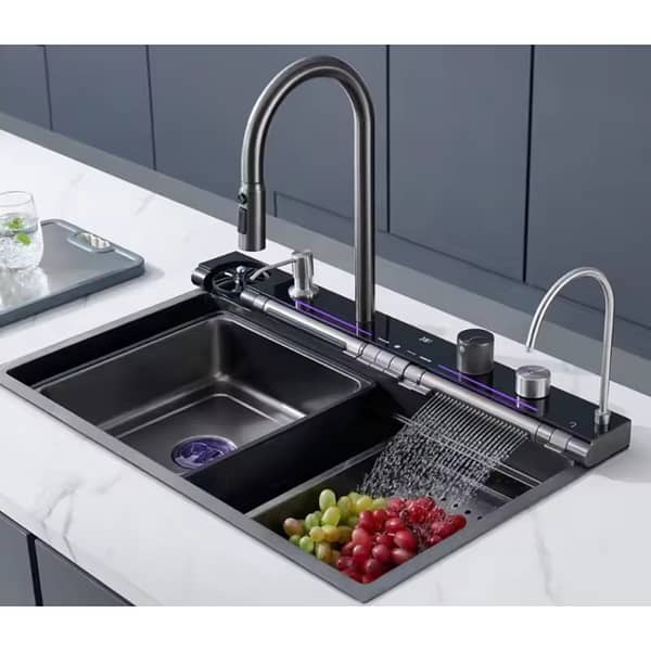 kitchen sink with waterfall 7