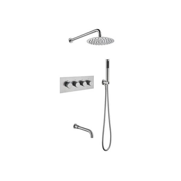 thermostatic shower faucets